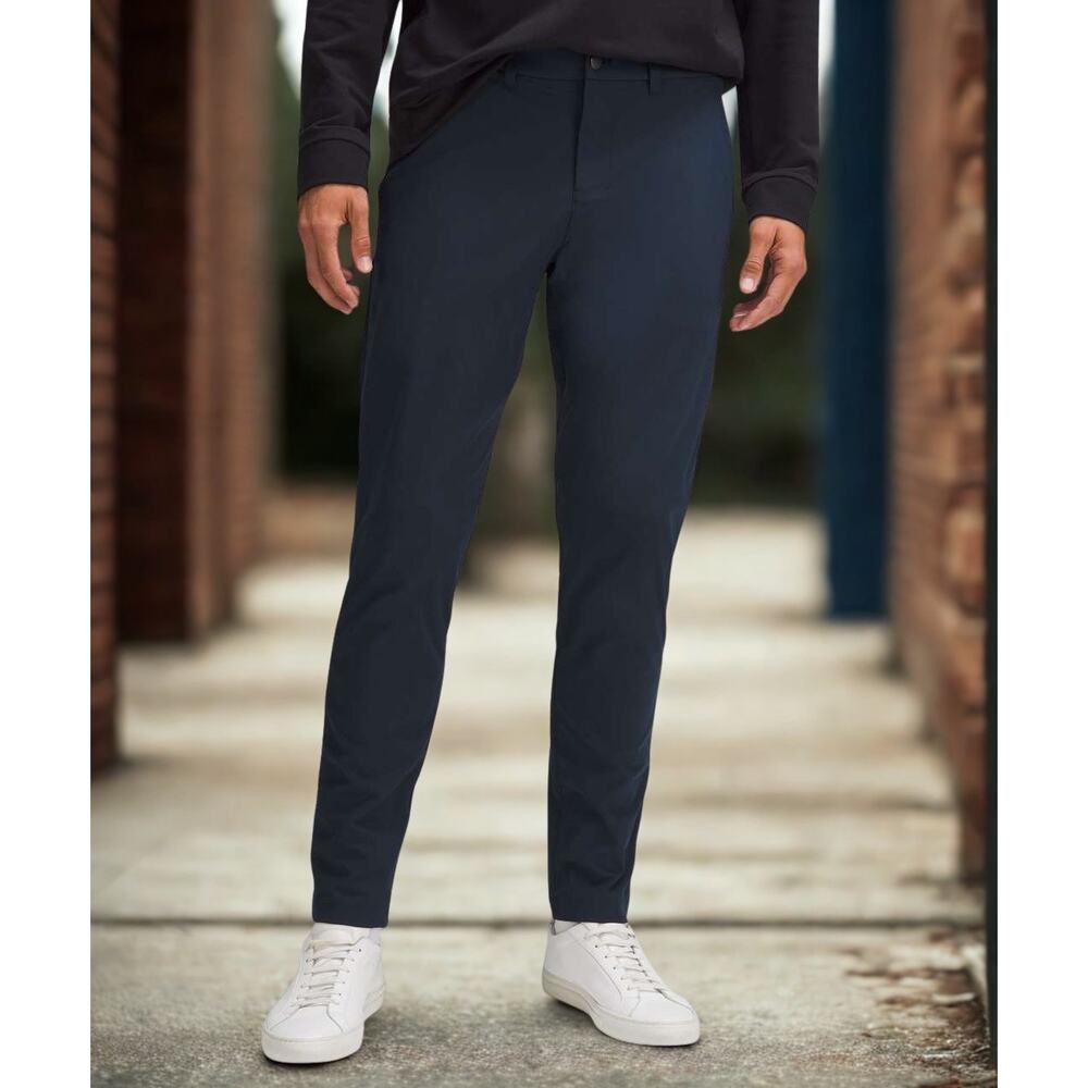 Lululemon ABC Slim Fit Trouser 32x32 Warpstreme True Navy M5AO4S NWT